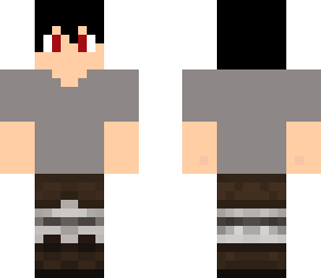 demon eren in normal cloths