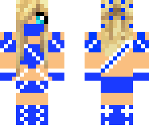 dark blue ninja girl