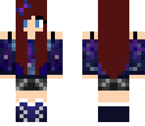 galaxy brown haired girl