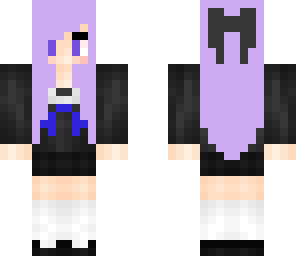 purple anime girl