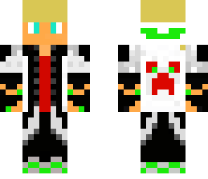 cool blonde teenager with headset