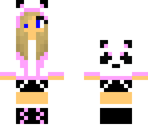 pink panda girl new