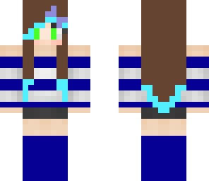 cute blue girl