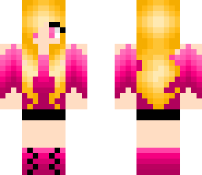 pink fire girl