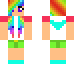 colorful girl
