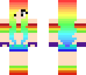 rainbow girl