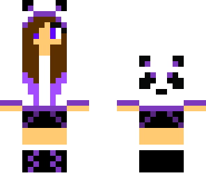 purple panda girl 