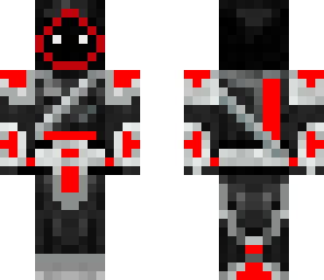 completely red herobrine mage