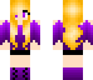 purple fire girl