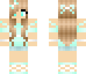 pastel blue girl