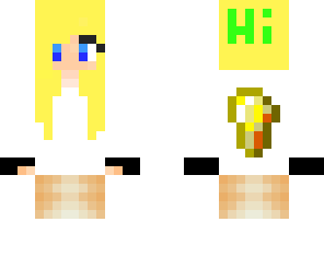 blonde butter nugget girl