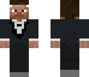 steve in a black suit