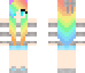 rainbow girl
