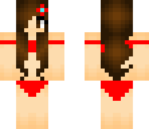 red bikini girl