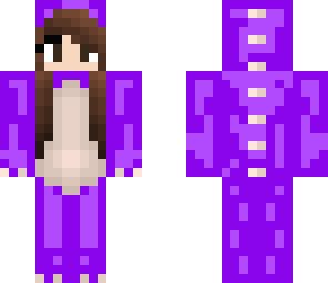 purple dino girl