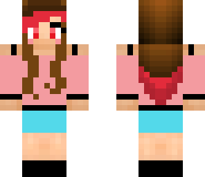 me in minecraft
