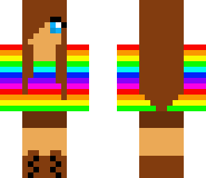 rainbow girl