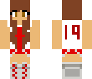 red basketball girl