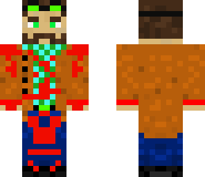 blood spattered scientist