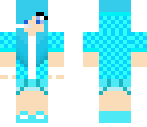 bright blue girl