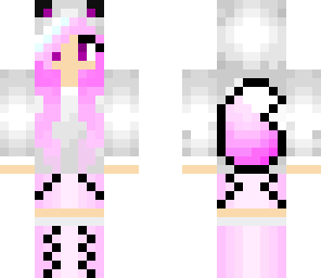 baby pink wolf girl