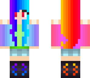 rainbow girl