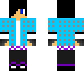 purple and blue boy