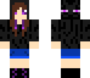 enderman hoodie girl