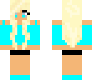 cute blue girl