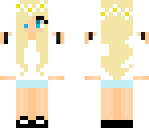 blonde flower girl