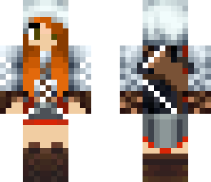 red head assasin chick