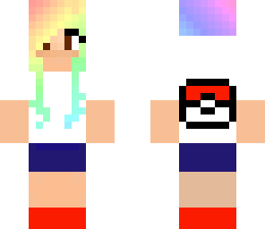 rainbow hair 6 pokemon time