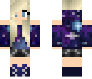 blonde galaxy girl