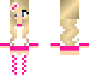 blonde cute pink and white hoodie