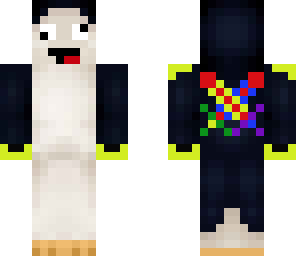 derp without headphones penguin