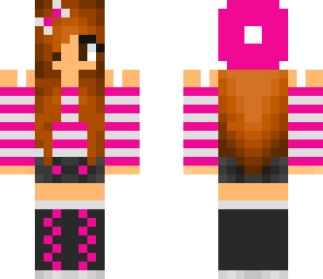 cute pink girl