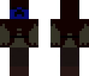 blue man creeper robe