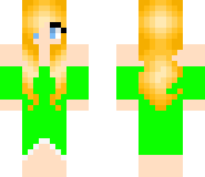 green cute dress