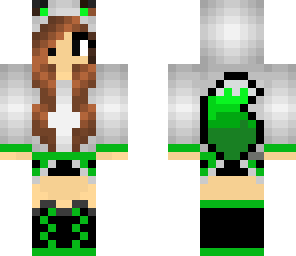 green fox girl