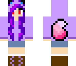 purple wolfie girl