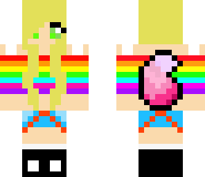 rainbow girl