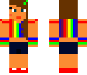rainbow girl