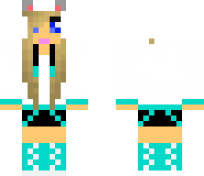 cute blue girl