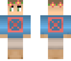 flower crown boy