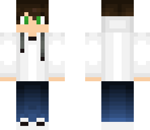 white hoodie boy