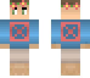 revised floral crown boy