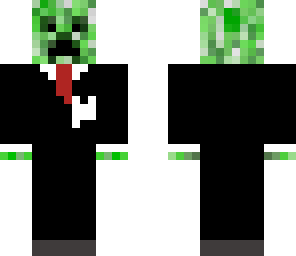 creeper in a tux