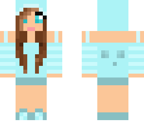 blue slime girl-request