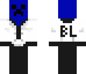 blue man creeper formal skin
