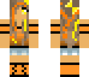 yellow and orange girl